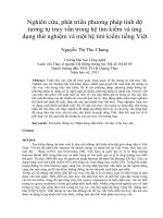 Nghiên cứu và chế tạo bộ lọc quang (băng rộng và băng hẹp) dựa trên màng đa lớp silic xốp 