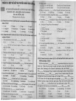 MỘT số đề THI vào lớp 10 môn TIẾNG ANH 