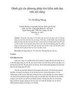 Đánh giá các phương pháp tìm kiếm ảnh dựa trên nội dung 