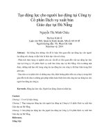 Tạo động lực cho người lao động tại công ty cổ phần dịch vụ xuất bản giáo dục tại đà nẵng 