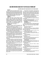 ĐẶC điểm VIÊM mũi XOANG POLYP tái PHÁT QUA 20 TRƯỜNG hợp