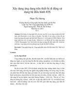 Xây dựng ứng dụng trên thiết bị di động sử dụng hệ điều hành IOS 