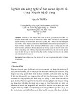 Nghiên cứu công nghệ số hóa và tạo lập chỉ số trong hệ quản trị nội dung 