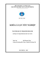 Một số giải pháp marketing nhằm nâng cao hiệu quả kinh doanh ở công ty cổ phần điện tử hàng hải MEC 