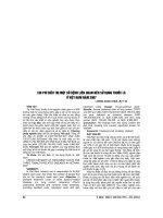 CHI PHÍ điều TRỊ một số BỆNH LIÊN QUAN đến sử DỤNG THUỐC lá ở VIỆT NAM năm 2007