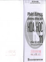 Phân dạng và phươg pháp giải bài tập hoá học 11 phần vô cơ phần 1