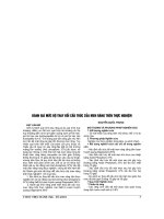 ĐÁNH GIÁ mức độ THAY đổi cấu TRÚC của MEN RĂNG TRÊN THỰC NGHIỆM