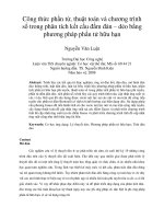 Công thức phần tử, thuật toán và chương trình số trong phân tích kết cấu đầm đàn – dẻo bằng phương pháp phần tử hữu hạn 