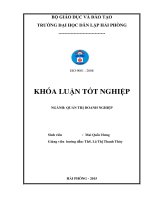 Một số biện pháp nhằm cải thiện tình hình tài chính tại công ty cổ phần cảng nam hải 