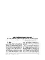 NGHIÊN cứu về KIẾN THỨC rửa TAY với xà PHÒNG của NHỮNG NGƯỜI CHĂM sóc TRẺ dưới 5 TUỔI ở xã GIA sơn, NINH BÌNH, năm 2010