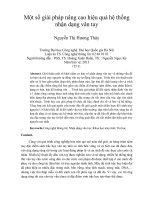 Một số giải pháp nâng cao hiệu quả hệ thống nhận dạng vân tay 