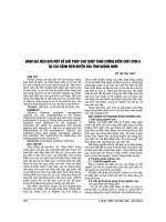 ĐÁNH GIÁ HIỆU QUẢ một số GIẢI PHÁP CAN THIỆP TĂNG CƯỜNG KIỂM SOÁT cúm a tại các BỆNH VIỆN HUYỆN của TỈNH QUẢNG NINH