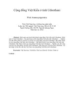 Cộng đồng việt kiều ở tỉnh uđonthani