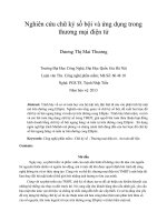 Nghiên cứu chữ ký số bội và ứng dụng trong thương mại điện tử 