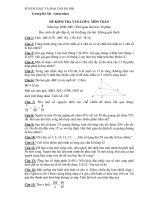 ĐỀ KIỂM TRA vào lớp 6 môn TOÁN đề 1