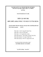 Toàn văn tiếp cận đồ thị biểu diễn , khai thác văn bản và ứng dụng