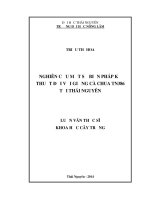Nghiên cứu một số biện pháp kỹ thuật đối với giống cà chua TN386 tại thái nguyên
