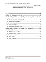 BÁO cáo THỰC tập TRẮC địa