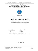 Đồ án tốt nghiệp xây dựng trụ sở làm việc công ty nông nghiệp hải dương   