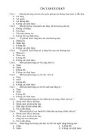 ôn tập trắc nghiệm  thi kt vĩ mô