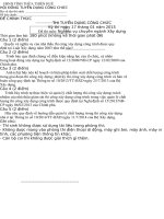 đề thi và đáp án thi công thương