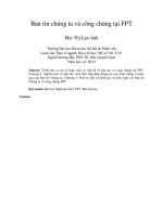 Bản tin chúng ta và công chúng tại FPT 