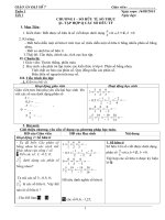 GIÁO AN đại số 7 HKI 3 cột