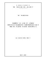 Nghiên cứu lựa chọn vữa trám cho các giếng khoan dầu khí trong điều kiện nhiệt độ và áp suất cao bể nam côn sơn