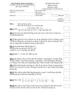 ĐỀ KIỂM TRA vào lớp 6 môn TOÁN đề 5