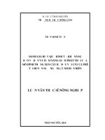 Đánh giá hiệu quả kinh tế, khả năng bảo vệ đất và tiềm năng giảm phát thải của mô hình trồng xen cây họ đậu với cây cà phê tại huyện mường ảng, tỉnh điện biên