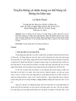 Truyền thông cá nhân trong xu thế bùng nổ thông tin hiện nay 