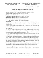 THÔNG TIN VỀ ĐIỂM MỚI LUẬN ÁN TIẾN SĨ KINH TẾ TRẦN VĂN TRÍ(Tiếng Việt)