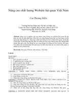 Nâng cao chất lượng website hải quan việt nam 