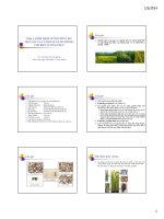 VỀ NGUYÊN LIỆU NGŨ cốc và củ bột sử DỤNG TRONG CHẾ BIẾN LƯƠNG THỰC