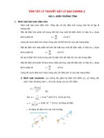 Tóm tắc nội dung môn Vật Lý Đại Cương