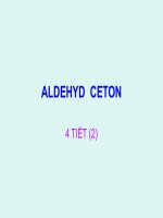 Bài giảng hóa học aldehyd   ceton 