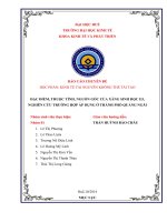 ĐẶC điểm, THUỘC TÍNH, NGUỒN gốc của XĂNG SINH học e5, NGHIÊN cứu TRƯỜNG hợp áp DỤNG ở THÀNH PHỐ QUẢNG NGÃI