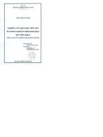 Nghiên cứu bào chế viên nén povidon iod kết dính sinh học đặt phụ khoa