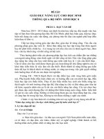 SKKN GIÁO dục NĂNG lực CHO học SINH THÔNG QUA bộ môn SINH học 8