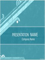 mẫu powerpoint báo cáo chủ đề sôi động