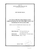 Xây dựng phương pháp định lượng amikacin bằng sắc ký lỏng hiệu năng cao với detectơ tán xạ bay hơi