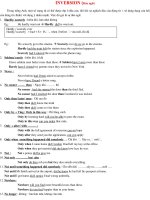 Đảo ngữ trong tiếng anh 