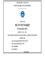 Đồ án tốt nghiệp kỹ sư xây dựng thiết kế trung tâm đào tạo xuất khẩu lao động vùng duyên hải bắc bộ