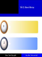 Tiết 22  hàm số liên tục 