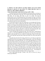 Báo cáo thực tập kế toán tổng hợp công ty TNHH thương mại, dịch vụ và viễn thông MÊKÔNG