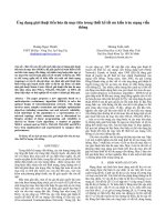 Ứng dụng giải thuật tiến hóa đa mục tiêu trong thiết kế tối ưu kiến trúc mạng viễn thông