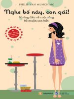 Nghe bố này, con gái (nhấn nút toàn màn hình để xem đầy đủ )