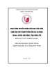 Hoạt động truyền thông giáo dục sức khỏe sinh sản cho thanh thiếu niên tại xã ngọc thanh, huyện kim động, tỉnh hưng yên