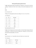 Bài toán giải bằng phương pháp thử chọn