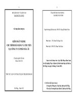 Kiểm soát nội bộ chu trình bán hàng và thu tiền tại công ty cổ phần bắc âu